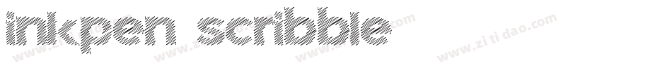 inkpen scribble字体转换